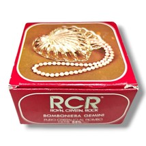 RCR Royal Crystal Rock Heart-Shaped Gemini Bonbonniere Candy Dish Jar NEW - $19.95