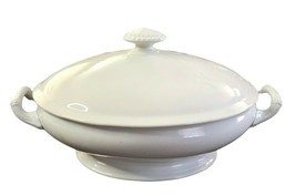 Henry Alcock Parisian Porcelain Tureen Casserole Antique Oval White 1800... - £117.63 GBP