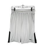 Nike Men&#39;s Athletic Basketball Shorts White Black Logo Size Medium - €16,63 EUR