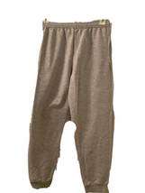 Hanes Boys Large 10/12 Gray Joggers Pants Elastic Waist W Pockets  - £21.01 GBP