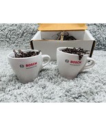 Bosch Invented For Life White Coffee Mugs Collection In Box Lot of 2  - £13.51 GBP