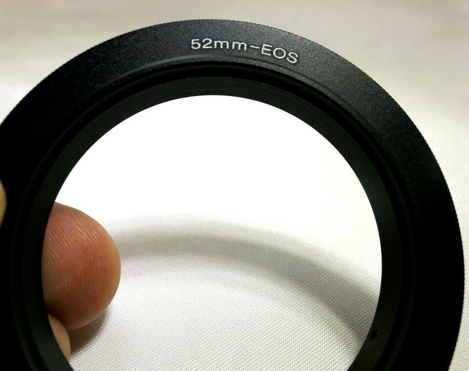 52mm Macro Close-Up Reverse Lens Adapter Ring For Canon EOS EF mount Cam... - $9.42