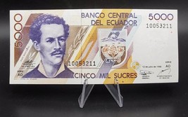 Banknote ECUADOR 5000 SUCRES 1999  P-128 UNC - £4.35 GBP