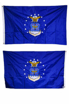 2x3 Embroidered USAF Air Force 2-Ply 300D Nylon Double Sided Flag Heavy Duty - £30.67 GBP