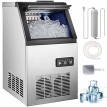 Built-In Commercial Ice Maker Stainless Steel Bar Restaurant Ice Cube Machine - £341.80 GBP