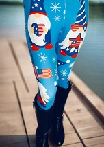 NEW Women Exclusive Patriotic 4th of July USA Leggings OS/TC/TC2 Soft as... - £18.80 GBP