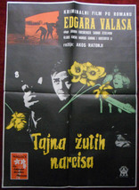 1961  Movie Poster Germany Geheimnis Gelben Narzissen Devil’s Daffodil K... - $23.97