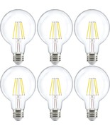 Sunco 6 Pack G25 Globe Light Bulbs Led Edison Vanity Light Bulbs, Cri90 ... - $56.21 CAD