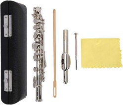 Flute Instrument, 16 Hole Silver Plated C Piccolo With Screwdriver Pu, S... - $2,080.73 MXN