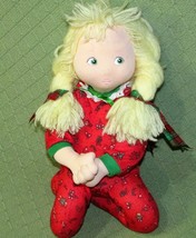 16&quot; APPLAUSE CHRISTINE Vintage Cloth Doll Marge Toner CHRISTMAS Pajamas ... - £10.97 GBP