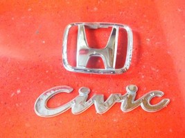 1993-1997 Honda Rear Trunk Decklid Emblem Badge Logo OEM 75701-SR4 - £10.30 GBP