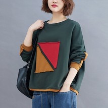 Weatshirts 2022 spring autumn new hoodies casual loose pullovers vintage lady oversized thumb200