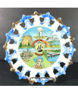 Vintage WYOMING SOUVENIR Serving Tray Made in Japan HELLS HALF ACRE DEVI... - $348.08 MXN