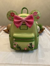 Loungefly Disney Minnie Mouse Cacti Ears Mini Backpack New - £61.85 GBP