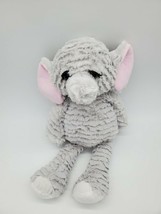 Ganz Elephant Plush With Eyelashes Grey 15 Inch Stuffed Animal Toy Kids Gift - £15.06 GBP