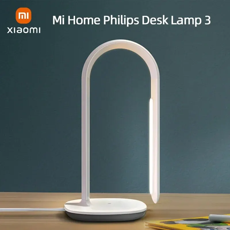 New Xiaomi Mijia Philips Table Lamp 3 LED Smart Reading Light 10 Level T... - $78.20