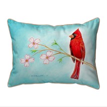 Betsy Drake Cardinal Large Indoor Outdoor Pillow 16x20 - $47.03