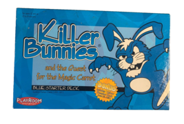 Killer Bunnies Blue Starter Card Game Deck  2002 COMPLETE - £15.56 GBP