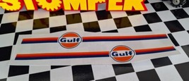 2 New Stomper Gulf Decals Sticker Set Fit Stomper Semi Tanker Trailer Truck Read - £17.72 GBP