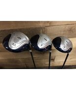 USED Men Ti Fusion 835 9.5° Driver 3 5 Wood Set Senior Flex Graphite 549... - $222.92