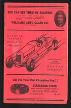 Dayton Speedway Auto Racing Program 7/1936-CSRA-Indy type cars-dirt track-vin... - £150.04 GBP