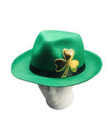 St. Patrick&#39;s Day Derby Felt Hat W/Black Satin Adult Size - $685.58 MXN