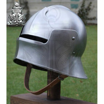 Medieval German Sallet Helmet European Armor Helmet Costume Sca Larp Helmet - £71.46 GBP