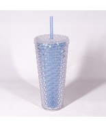 Diamond Ice Plastic Tumbler Coffee Travel Mug Cup w/Lid &amp; Straw - £7.09 GBP