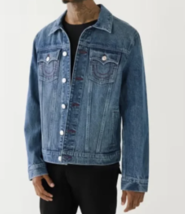 True Religion Jesse SN Trucker Jacket Storm Wash ( S ) - $128.67