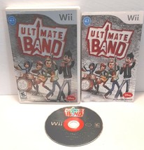 Wii Ultimate Band Simulation (Video Game) Complete Disk Case Manual Free Ship - £7.06 GBP