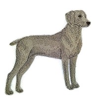 Amazing Custom Dog Portraits[Weimaraner] Embroidered Iron On/Sew Patch [5.&quot; x 4. - £10.27 GBP