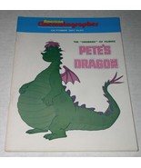 Pete&#39;s Dragon American Cinematographer Magazine Vintage October 1977 Ani... - $34.99