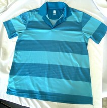 PGA Tour XL Blue Polo style Men Shirt 24 In Armpit to Armpit 29 Shoulder to Hem - £11.95 GBP