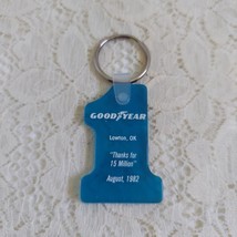 Vintage 1980s Era Goodyear Tires Keychain Blue No 1 FREE US SHIPPING - £9.56 GBP