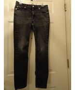 Calvin Klein Mid Rise Skinny Black Jeans Womens 31 x 30 - $10.00