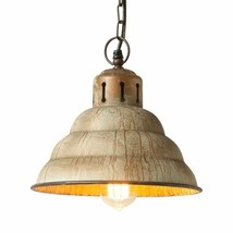 New Verdigris Pendant Light in distressed washed metal- SALE - $1,368.54 MXN