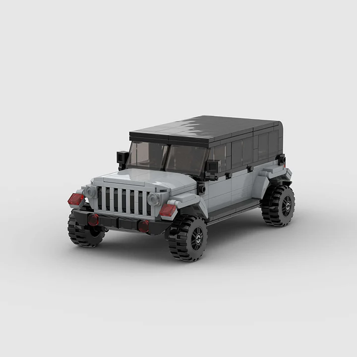 Jeep Wrangler Custom Car MOC - $746.78 MXN