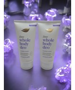 Dove Whole Body Deo Cream Coconut &amp; Vanilla 2.5 oz Odor Control ☆Lot Of 2☆ - $20.33 CAD