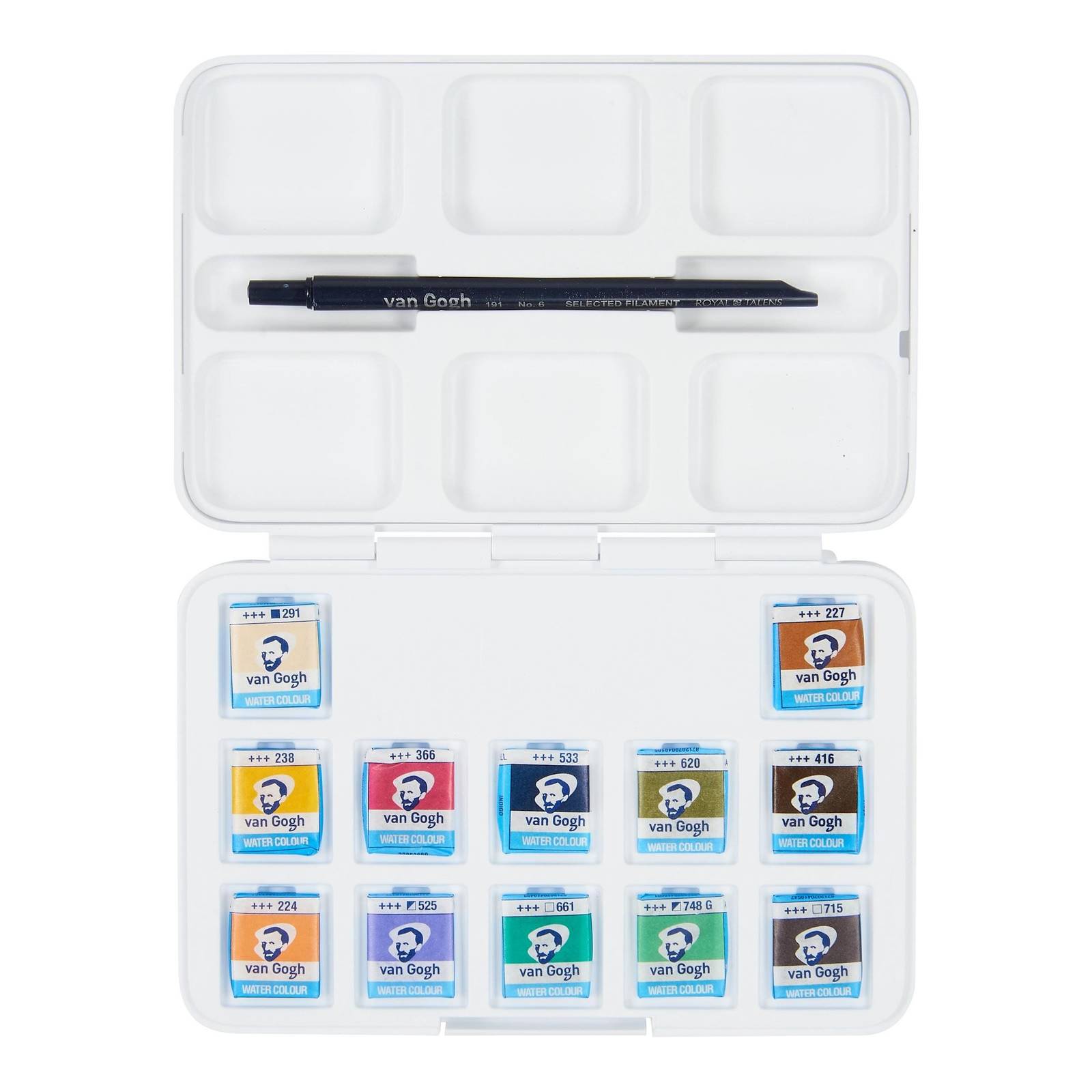 Koi Water Colors Pocket Field Sketch Box, 24 half pans