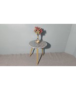 New Handmade Bone Inlay Stool for Home, Living Room and Office Décor Uni... - $168.53 CAD
