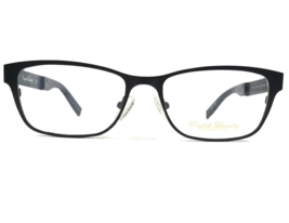 English Laundry Brille Rahmen Clarke Black And Blue Rechteckig 51-16-145 - £39.27 GBP