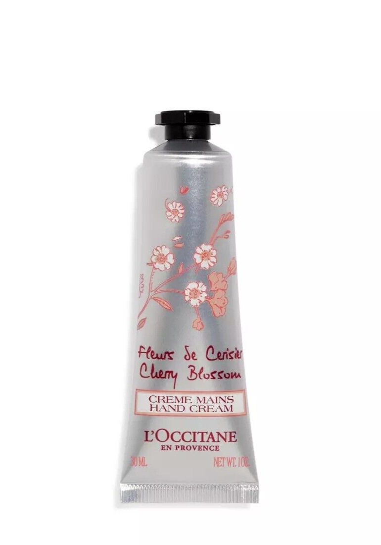 L&#39;Occitane CHERRY BLOSSOM Hand Cream Creme Shea Butter 1oz 30ml NeW - $16.34