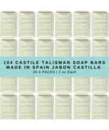 104 Castile Talisman Soap Bars Made in Spain Jabon Castilla 26-4 PACKS 2... - £78.62 GBP