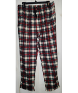 NEW NAUTICA BLACK PLAID SUPER SOFT FLEECE PAJAMA LOUNGE PANT W/ POCKETS ... - $25.20
