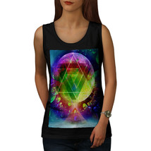 Wellcoda Psychedelic Cosmos Womens Tank Top, Crazy Athletic Sports Shirt - £15.09 GBP+