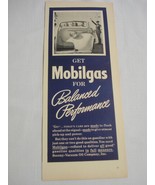 1939 Ad Mobil Gas Ad Mobilgas For Balance Performance - $12.33 CAD