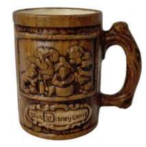 Walt Disney World Bear Jamboree Vintage Wood Look Ceramic Beer Mug Disney Parks - £72.16 GBP