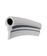 Gordon Glass® Gray Bulb Type Weatherstrip with Flexible Fin - 10 Ft - €18,57 EUR