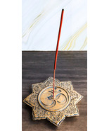 Fengshui Zen Buddha Om Symbol Mandala Lotus Padma Flower Incense Burner ... - $312.89 MXN