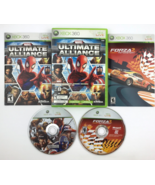 Marvel Ultimate Alliance &amp; Forza 2 Motorsport Microsoft Xbox 360 Game - £8.59 GBP